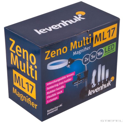 Levenhuk Zeno Multi ML17 lupă neagră