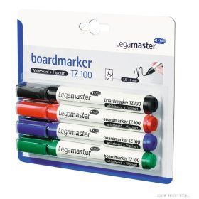 Marker pentru tablă Legamaster TZ 100, 4 culori