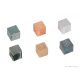 Cubi pentru determinarea densității (Specific Gravity Cubes), 6 bucăți, fiecare de 1 cm³