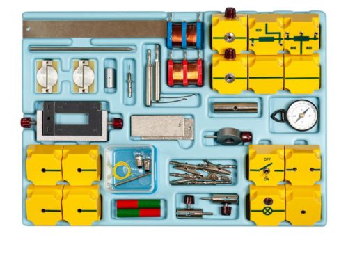 Trusă completă pentru experimente de Electromagnetism