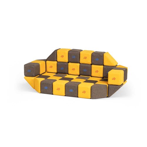 Set de cuburi magnetice moi JollyHeap Medium – 50 piese