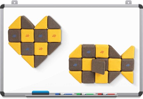 Set de cuburi magnetice moi JollyHeap Medium – 50 piese