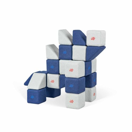 Cuburi magnetice moi gigantice JollyHeap® Mini – 24 piese