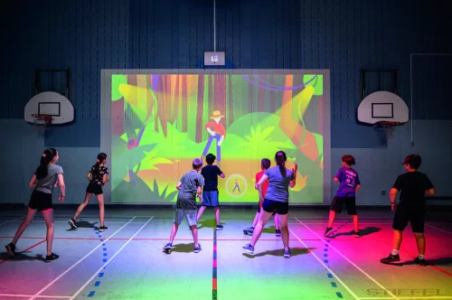 Dispozitiv interactiv de gimnastică mobil LÜ  (6000 lumeni)