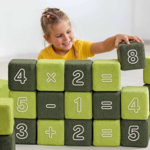 Cuburi magnetice moi gigantice JollyHeap® Numo 24 – 24 piese