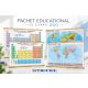 Pachet educațional DUO – Sistemul Periodic + Harta Lumii
