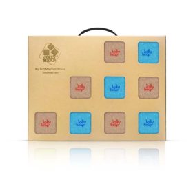 Cuburi magnetice moi gigantice JollyHeap® Pixi – 12 piese