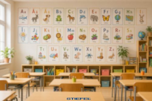 Alfabetul limbii române - Set 31 de planșe A3