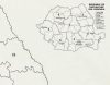 Hartă de perete România cu delimitarea județelor