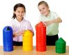 Set educativ pentru construcția formelor sferice și cilindrice, 50 piese – Original Polydron Sphera