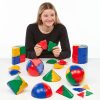 Set educativ pentru clasă cu forme sferice, cilindrice și conice, 196 piese – Original Polydron Sphera