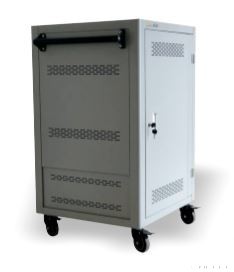TeachBusSix 36 stocare tabletă/notebook/laptop, dulap mobil cu ventilator de răcire încorporat +PowerManagementSystem