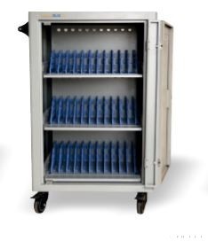 TeachBusSix 36 stocare tabletă/notebook/laptop, dulap mobil cu ventilator de răcire încorporat +PowerManagementSystem
