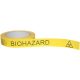 Benzi de laborator GHS, Biohazard, 25mm x 66m (rolă)