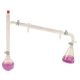 Ansamblu pentru distilare fracționată, sticlă borosilicată, îmbinare 19/26