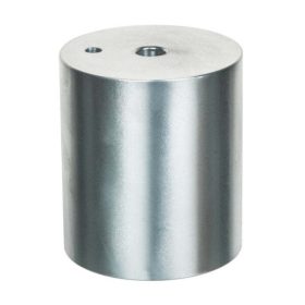   Bloc calorimetric din aluminiu, cu capac, dop de cauciuc și agitator, pentru experimente de fizică