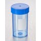 Recipiente, drepte 180ml. PP albastru, capac cu șurub albastru, etichetă simplă (pachet de 264 )