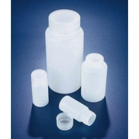   Sticle din plastic HDPE cu gât lat și capac cu șurub PP - 100mL x 10 buc