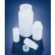 Sticle din plastic HDPE cu gât lat și capac cu șurub PP - 250mL x 10 buc