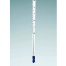   Termometru de laborator cu spate alb și spirit verde -10/110C X 1.0C Imersiune totală