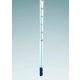 Termometru de laborator cu spate alb și spirit verde -10/110C X 1.0C Imersiune totală