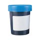 Recipient, universal, PS, albastru închis, etichetă simplă, 125ml, 409711 (pachet 450)