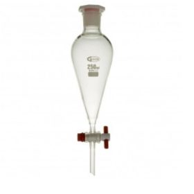 Pâlnie, separatoare, conică, robinet PTFE, 1000ml