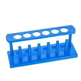   Suport pentru  tub de testare, 6 găuri, plastic (pachet de 10)