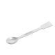 Spatulă cu linguriță din inox, 200 mm, set 10 bucăți