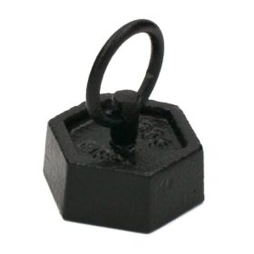 Masă, fier hexagonal cu inel, 100g
