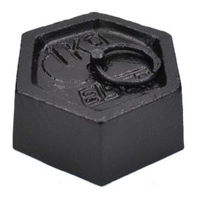 Greutate hexagonală de 1 kg din fier cu inel