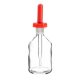 Sticle, picurare, sticlă transparentă, PolyStop cu picurător din sticlă, 30ml (pachet de 6)
