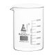 Pahar de laborator din sticlă 600 ml, set 6 bucăți