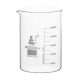 Pahar LabGlass® Forma joasă, cu gura de scurgere din sticlă borosilicată, gradat, 3000ml