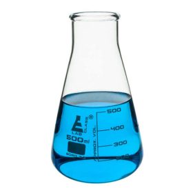   LabGlass®Flask Conic 500ml, gât lat, sticlă borosilicată (pachet de 6)