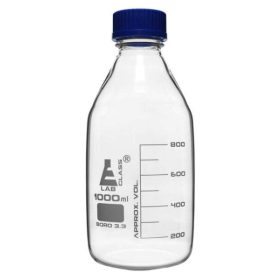  Sticlă Reagent gradat, sticlă borosilicată, cu capac cu șurub (GL 45) 1000ml. (pachet de 6)