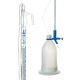 Biureta - Zeroing automat, capacitate 50ml, Sub. Div. 0.10ml Toleranta ± 0.05ml, clasa "A" Sticla de volum 1000ml 