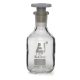 Sticlă transparentă pentru reactivi cu dop din plastic - 60ml x 6 buc