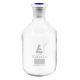 Sticlă transparentă pentru reactivi cu dop din plastic - 1L x 6 buc