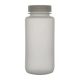 Sticle din polipropilenă cu gura largă și capac cu șurub - 125ml x 12 buc