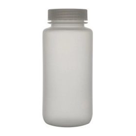   Sticle din polipropilenă cu gura largă și capac cu șurub - 250mL x 12 buc